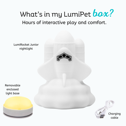LumiPets Rowdy the Rocket Silicone Night Light