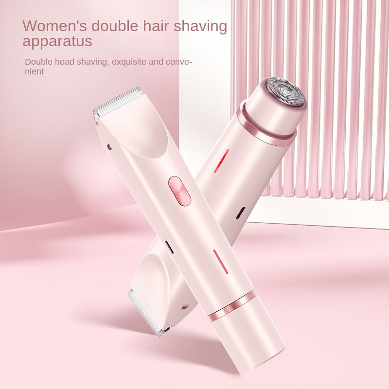 Double headed electric Shaver