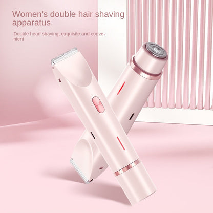Double headed electric Shaver