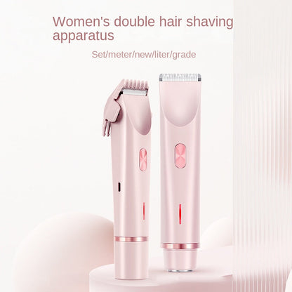 Double headed electric Shaver