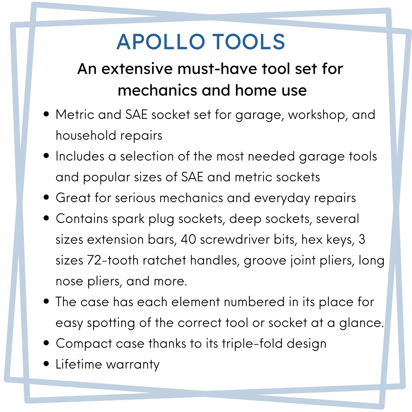 163 Piece Mechanics Tool Kit -- DT0002