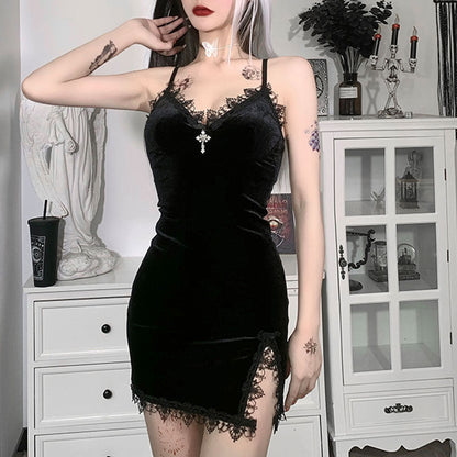 Vintage Sexy Spaghetti Strap Dress