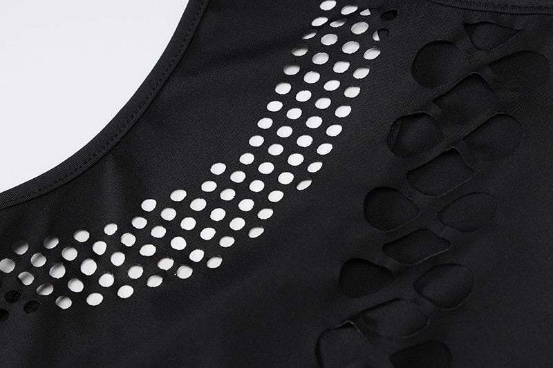 Hollow Out Bandage Sexy Crop Top!