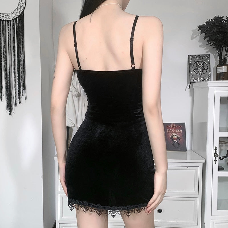 Vintage Sexy Spaghetti Strap Dress