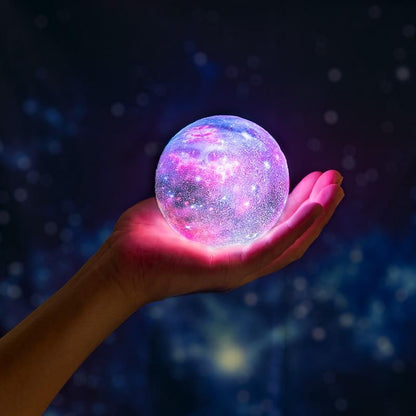 STEVVEX  New3D Print Star Moon Colorful Lamp  With Change Touch Option Home Decor Creative Gift Usb Led Night Light Galaxy Lamp Birthday Gift Lamp