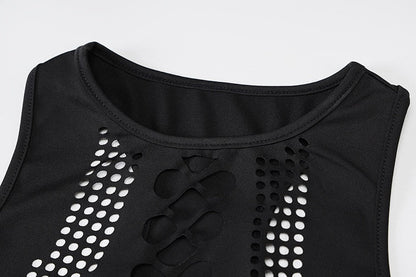 Hollow Out Bandage Sexy Crop Top!