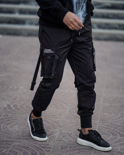 Matte Black Joggers
