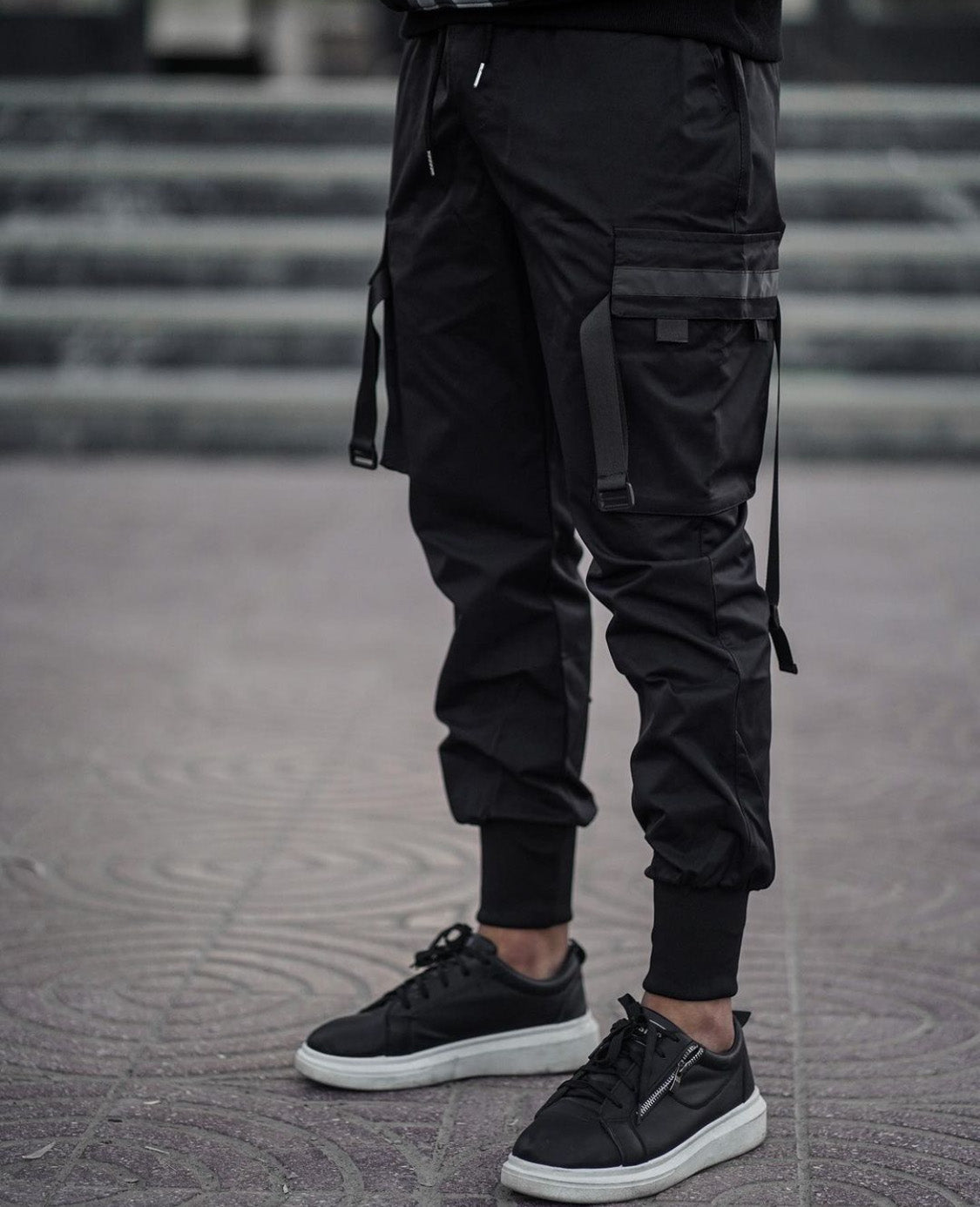 Matte Black Joggers