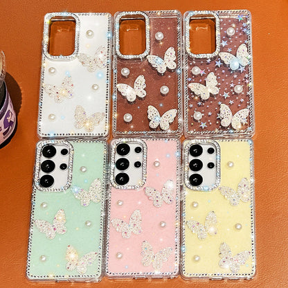 Coquette Pearls & Butterflies Samsung Phone Case