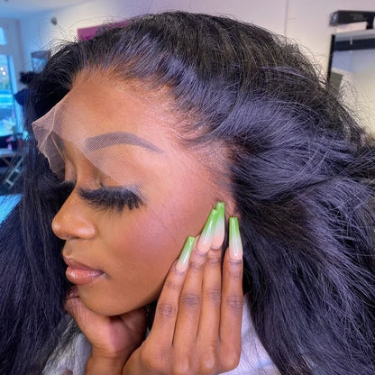 Straight HD Transparent Lace Frontal Wig | 13x4 & 4x4 Lace Closure | Pre-Plucked Human Hair