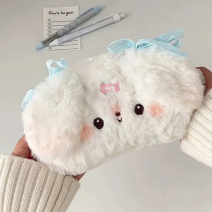 Sweet Plush Puppy Pencil Bag