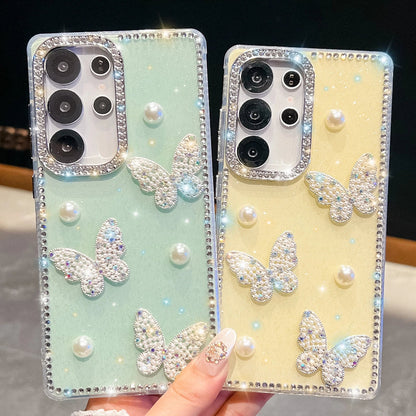 Coquette Pearls & Butterflies Samsung Phone Case