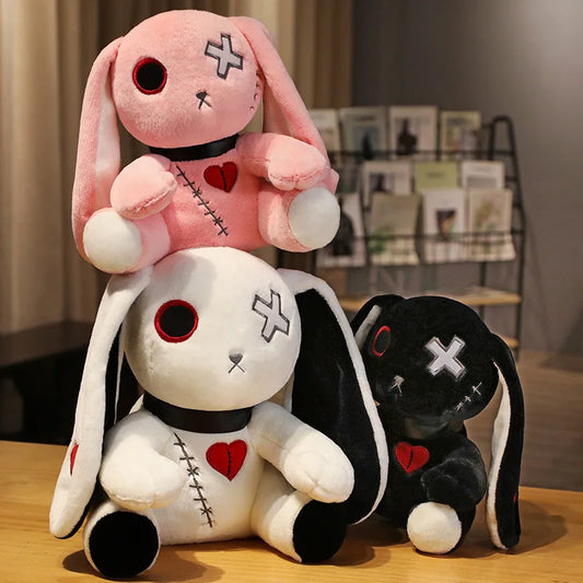 Spooky Gothic Bunny Stuffed Animal