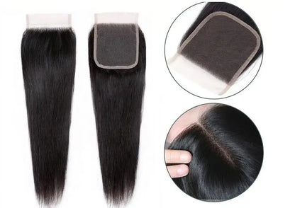 Straight HD Transparent Lace Frontal Wig | 13x4 & 4x4 Lace Closure | Pre-Plucked Human Hair