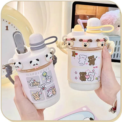 Kawaii Animal Cuties Water Bottle
