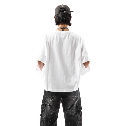 "TRIBAMETAL" LOGO TRNSFRMR L/S - ONYX