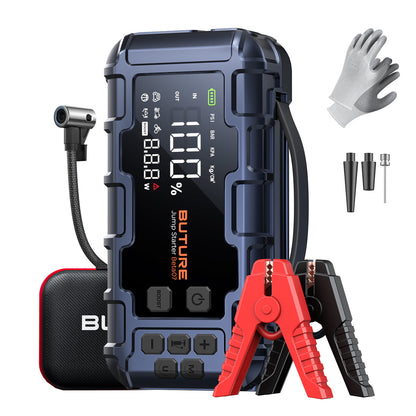 Buture Beta07 Car Jump Starter 6000A With 160PSI Air Compressor