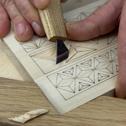Linden Wood Carving Board with Pre-Drawn Pattern